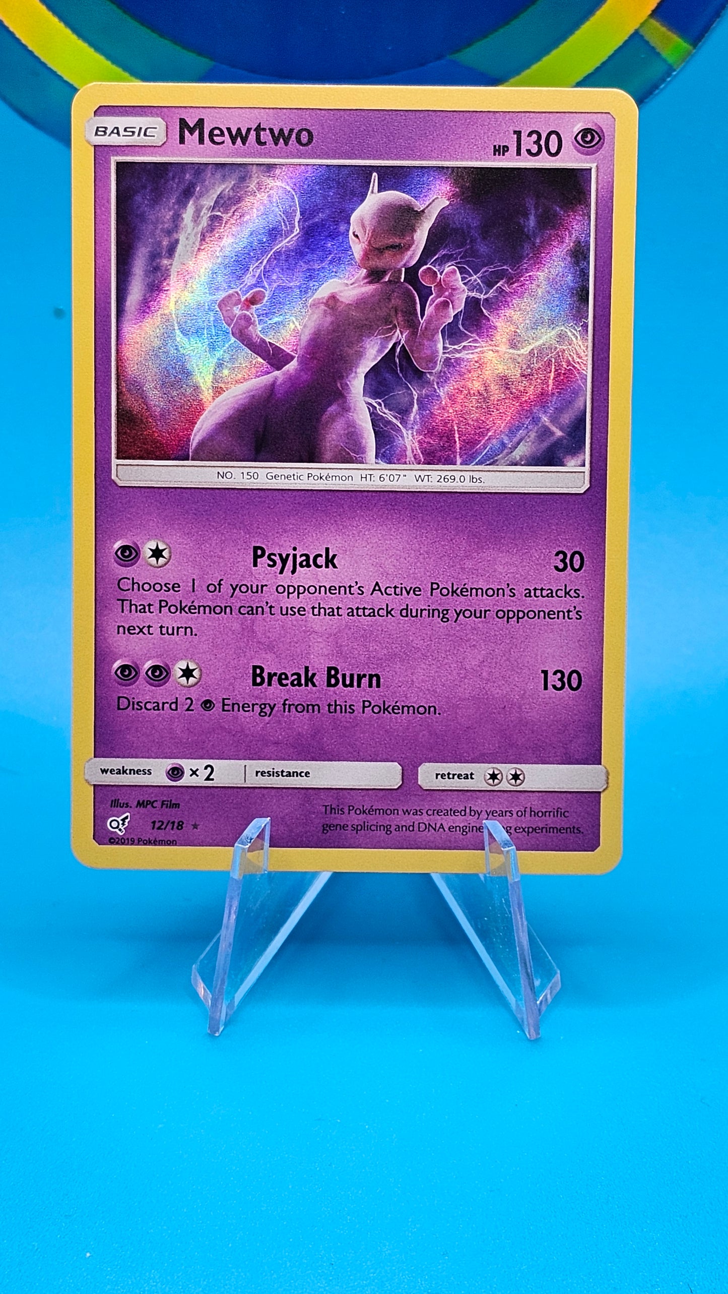Mewtwo 12/18 Holo Detective Pikachu NM/M