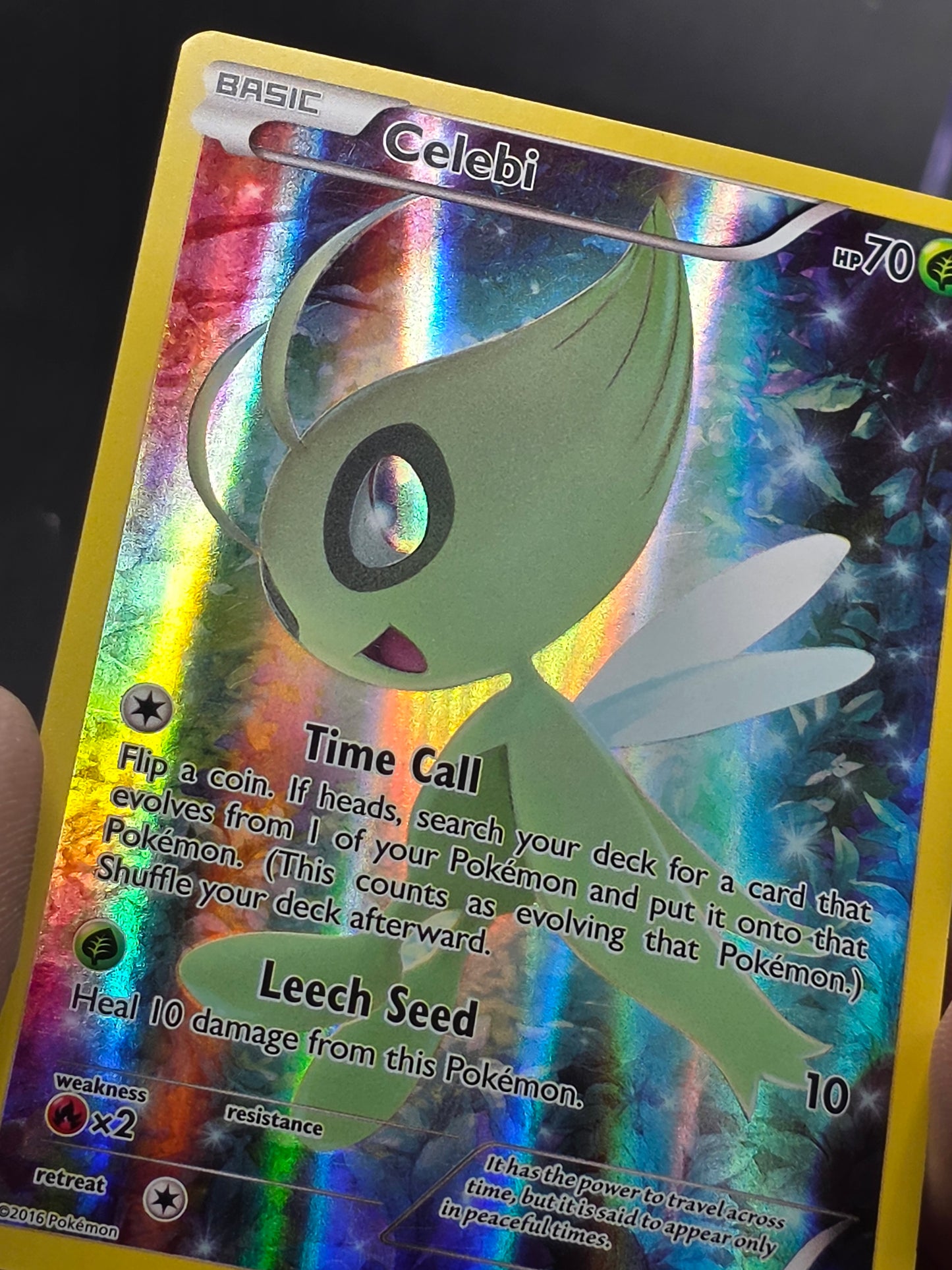 Celebi Mythical Collection Promo - XY111 Black Star Promo - 2016 - NM