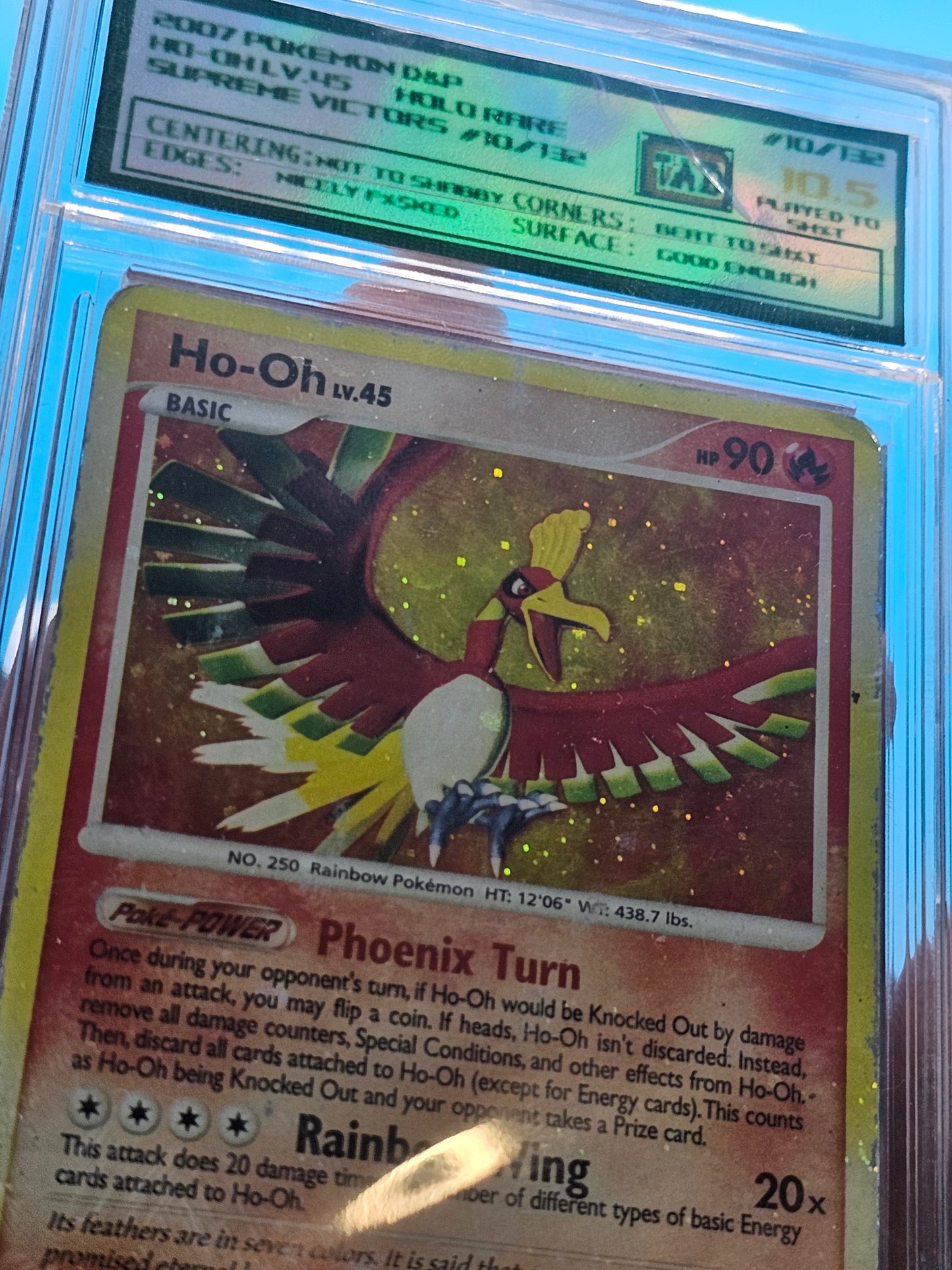 HO-OH HOLO RARE SUPREME VICTORS #10/132 TAD 10.5