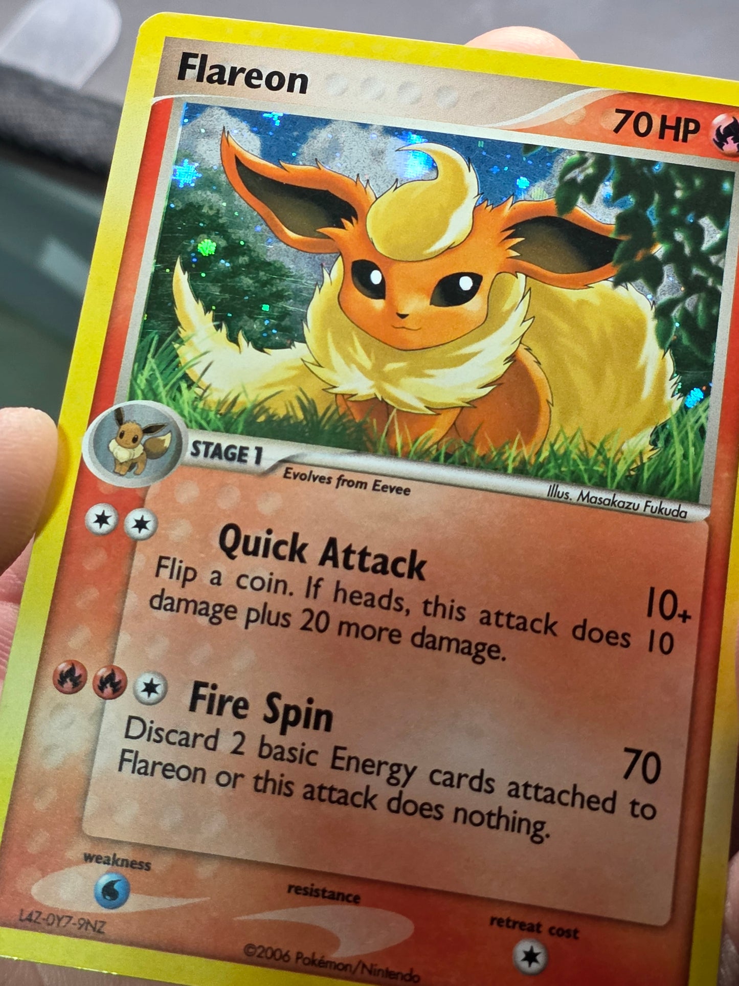 Flareon 2/17 Holo - Pop Series 3 - Pokemon Trading Card Game - MP