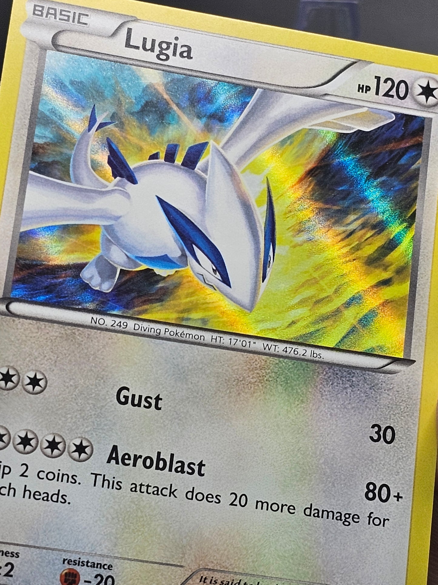 Lugia - XY156 - Pokemon XY Promo Holo Rare Card LP