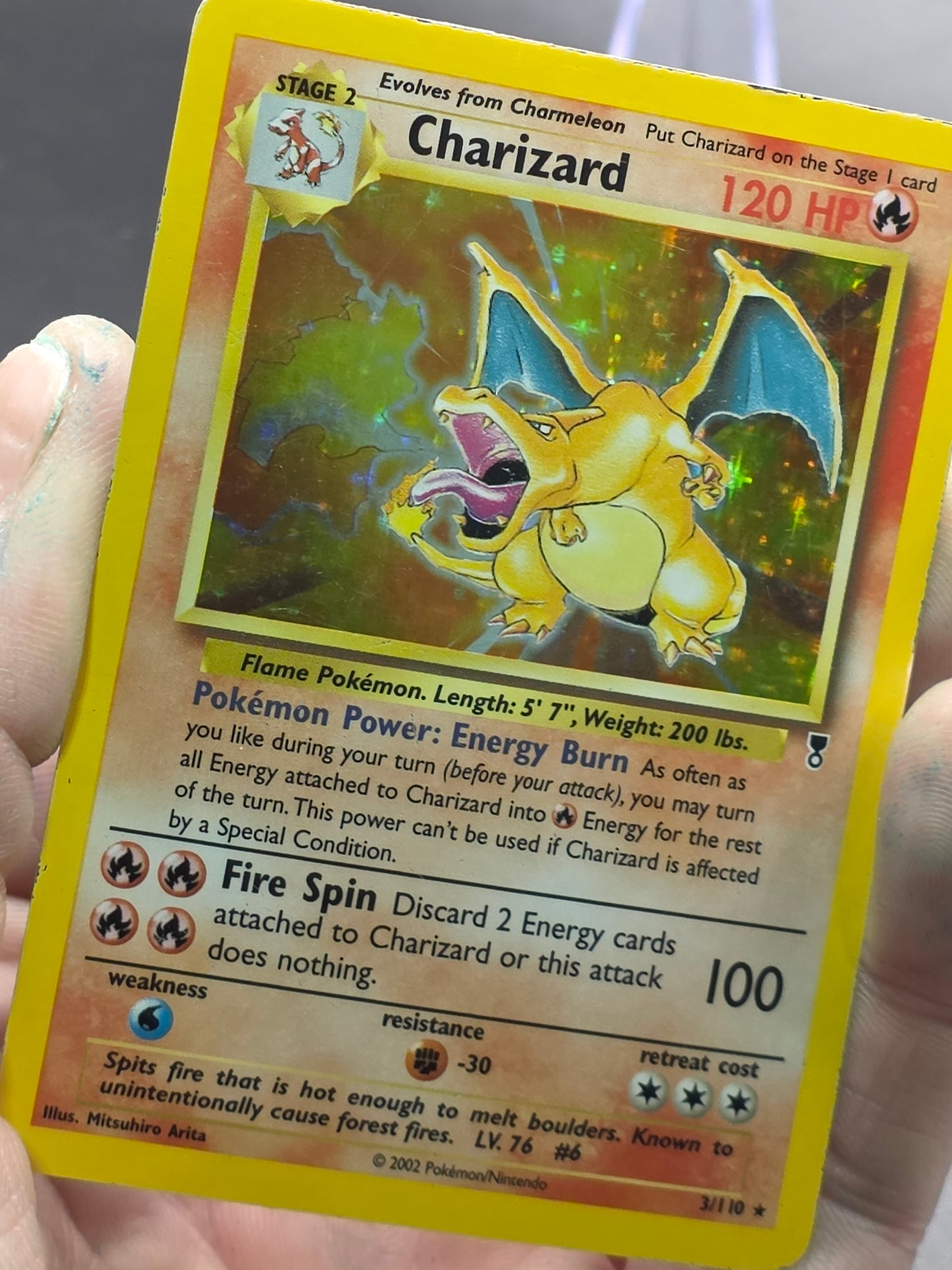 Legendary collection Charizard Rare Holo version 3/110 MP