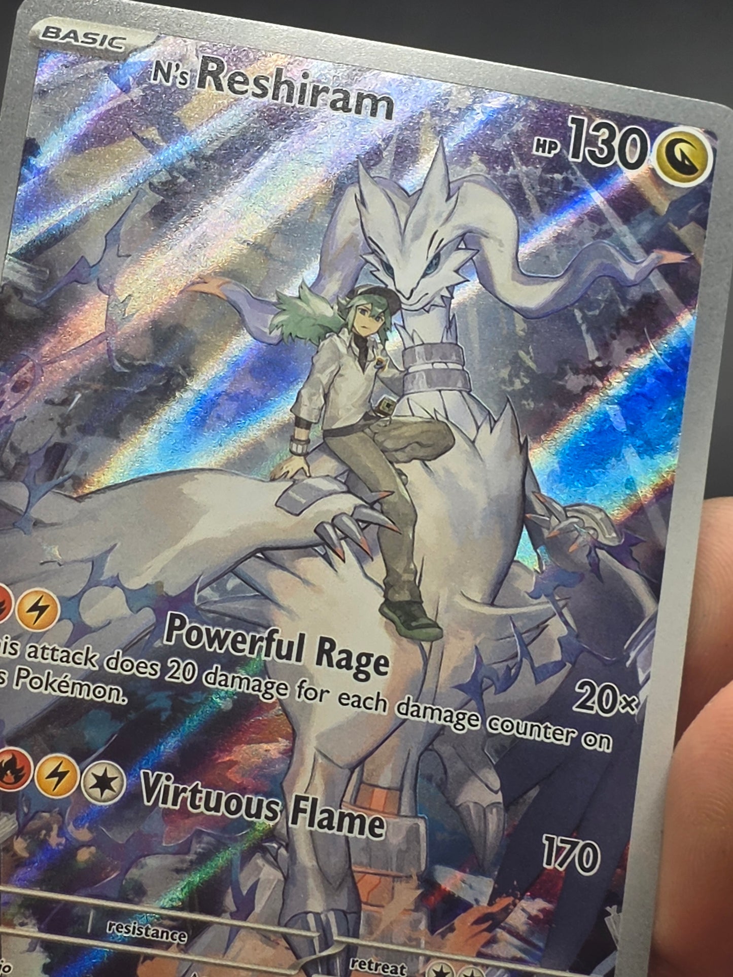 N's Reshiram 167/159 SV09: Journey Together JTG Illustration Rare