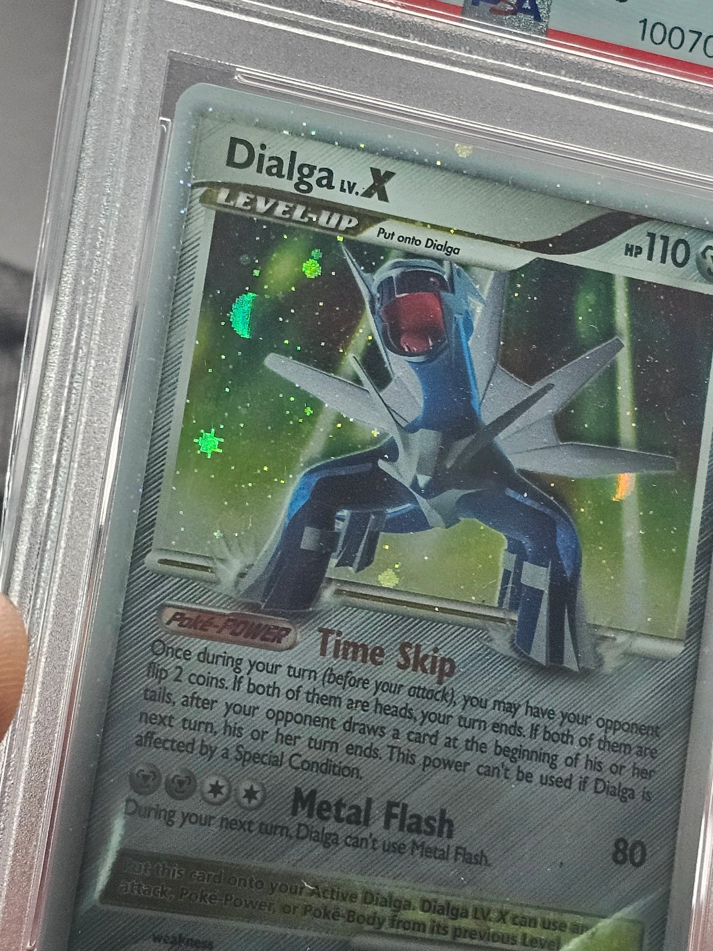 2009 POKEMON BLACK STAR PROMO DIALGA LV X #DP37 ULTRA RARE PSA 6