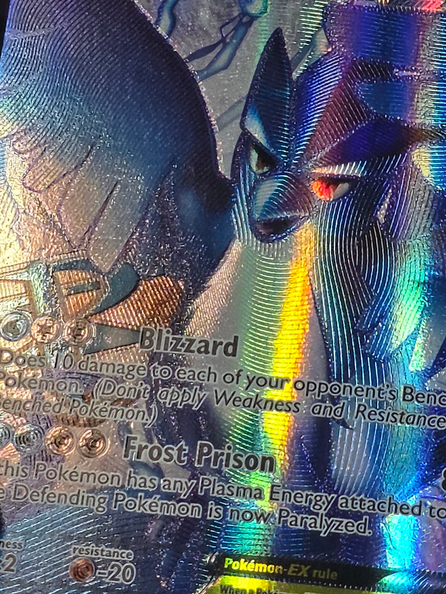 Articuno EX ULTRA RARE Team Plasma Storm 132/135 Pokemon Holo Foil LP