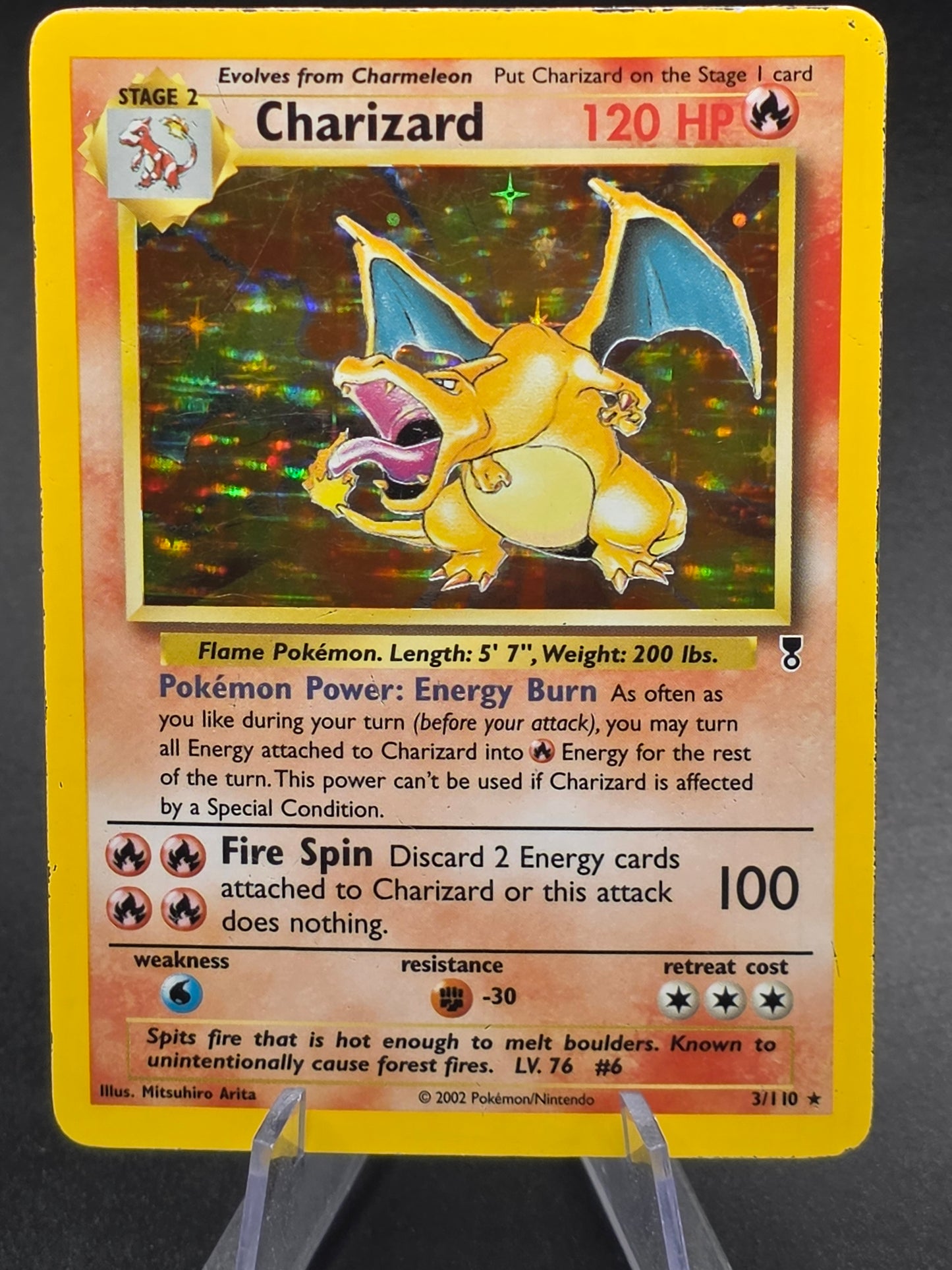 Legendary collection Charizard Rare Holo version 3/110 MP