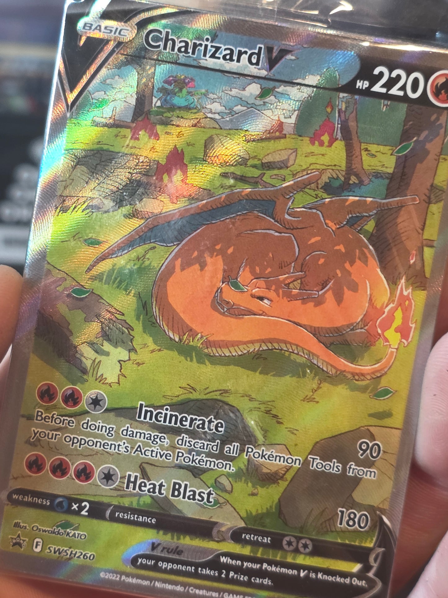 Charizard Promo Cards SWSH260, SWSH261, SWSH262 UPC2, Sealed Pack