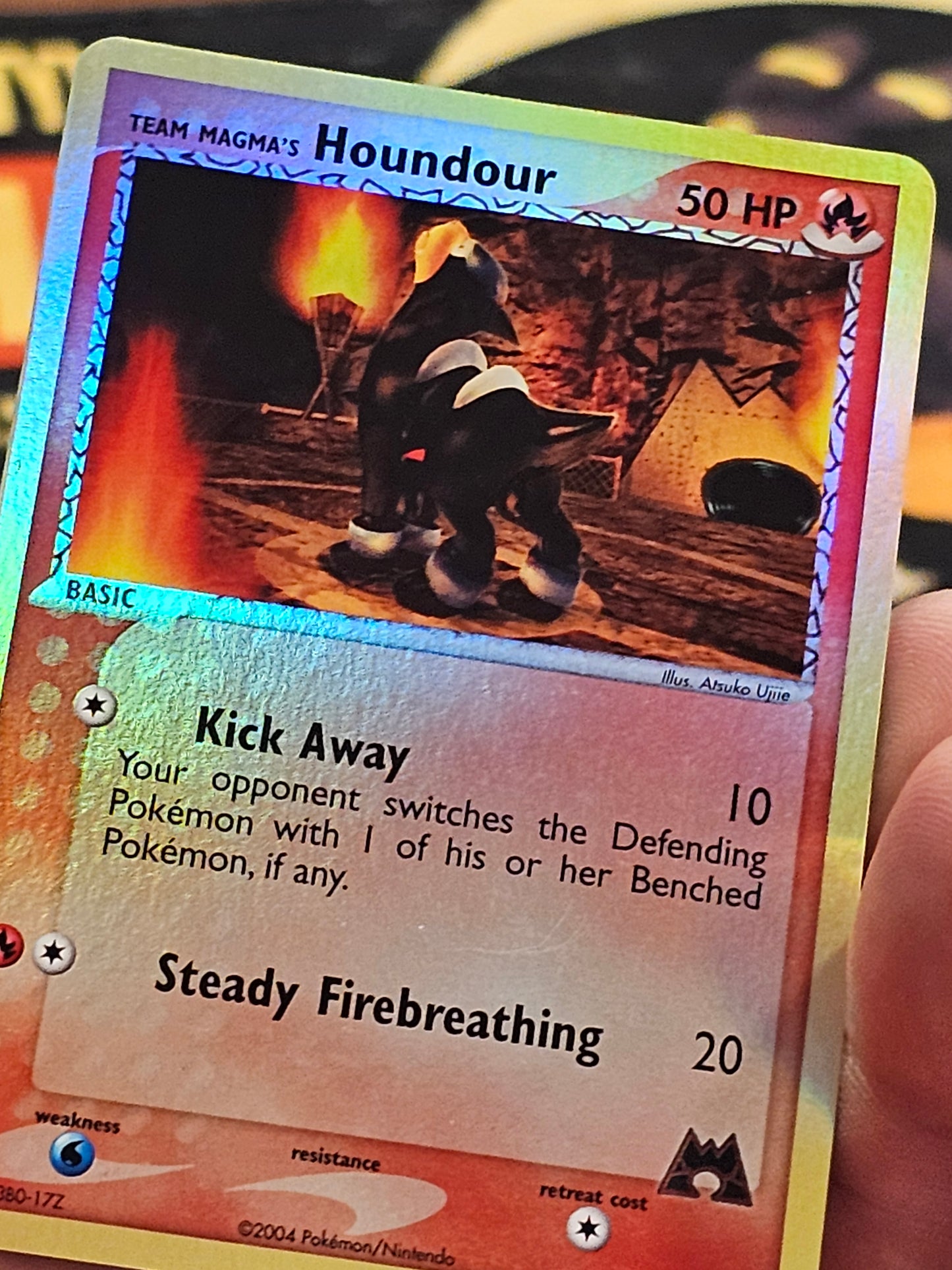 Team Magma’s Houndour 63/95 Reverse Holo - Team Magma Vs Team Aqua