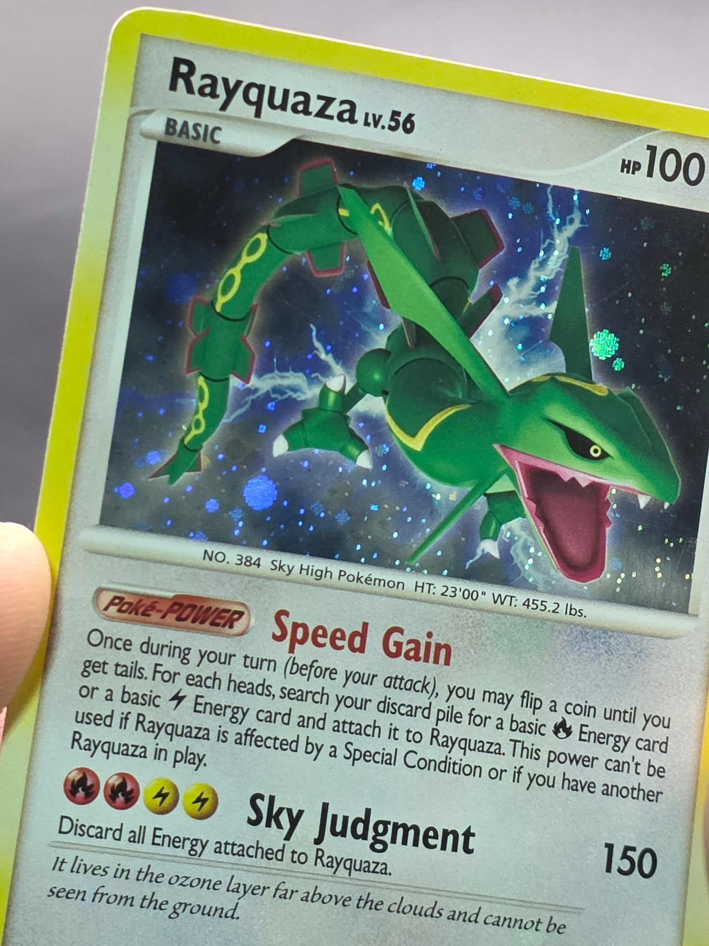 Rayquaza LV.56 14/146 Holo Rare Pokemon Card DP Legends Awakened NM/LP