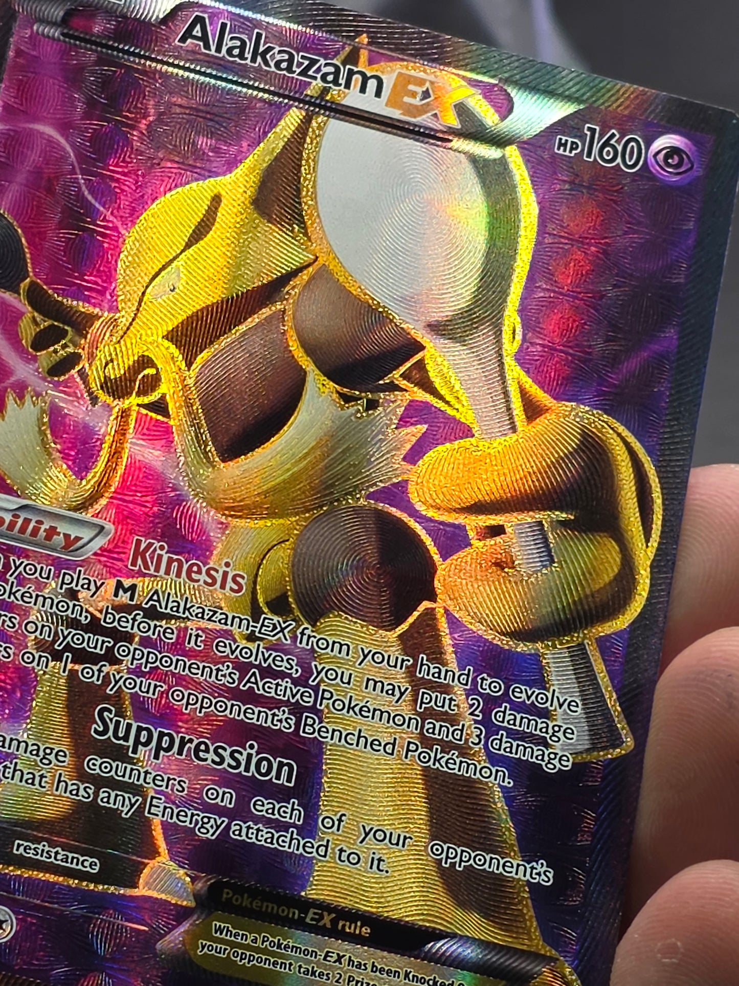Alakazam EX (Full Art) Ultra Rare XY - Fates Collide 117/124 NM - Pokemon TCG