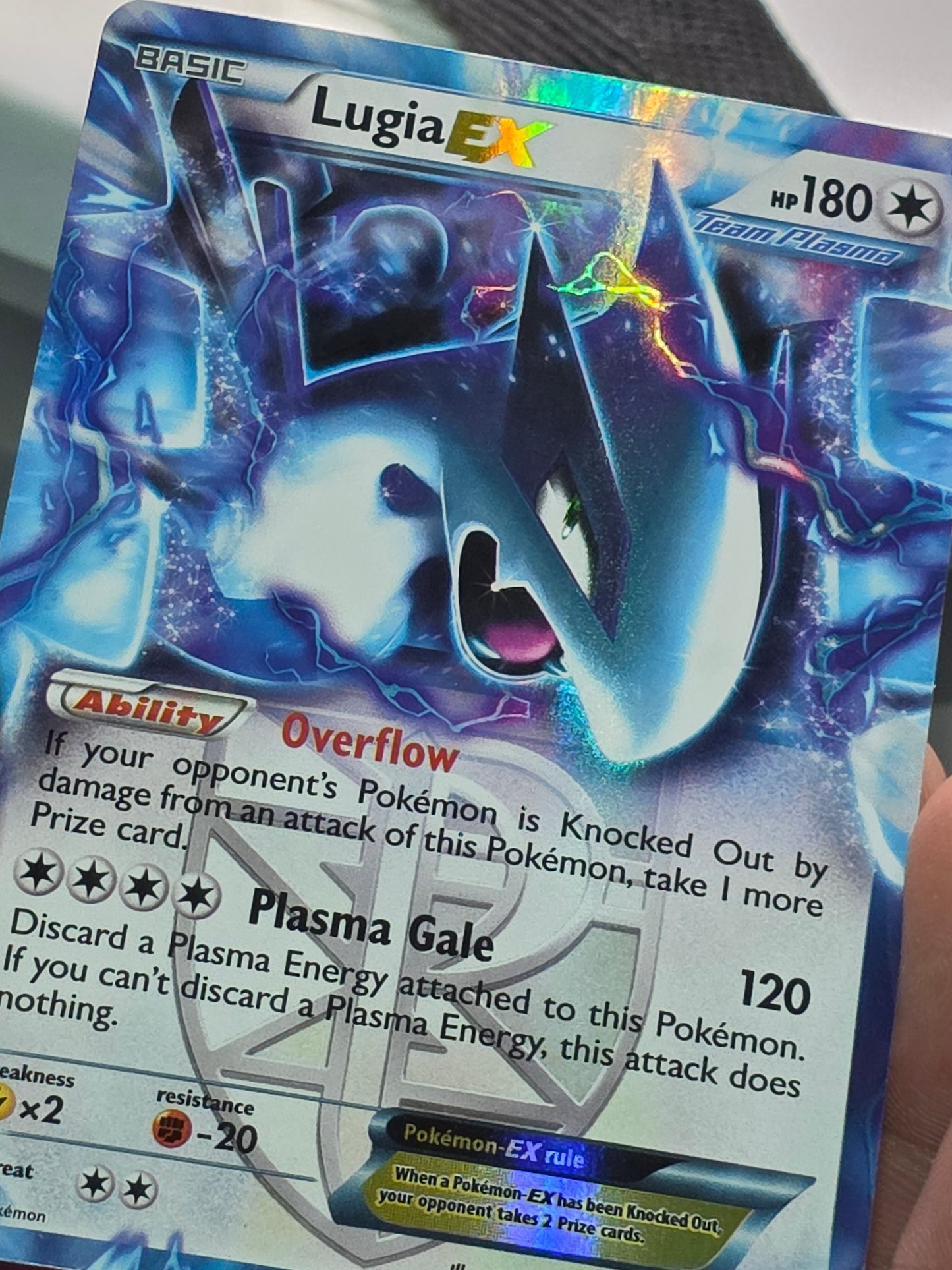 Lugia EX (Team Plasma) 102/113 Legendary Treasures Holo LP