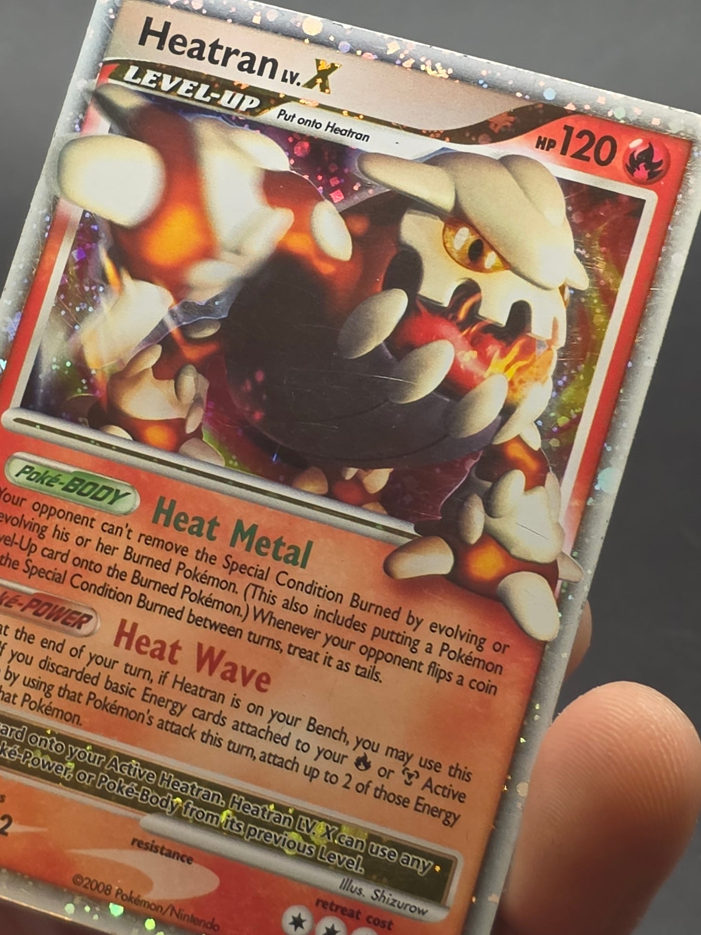 Heatran LV.X DP31 Holo Promo Diamond and Pearl Promos Pokemon mp