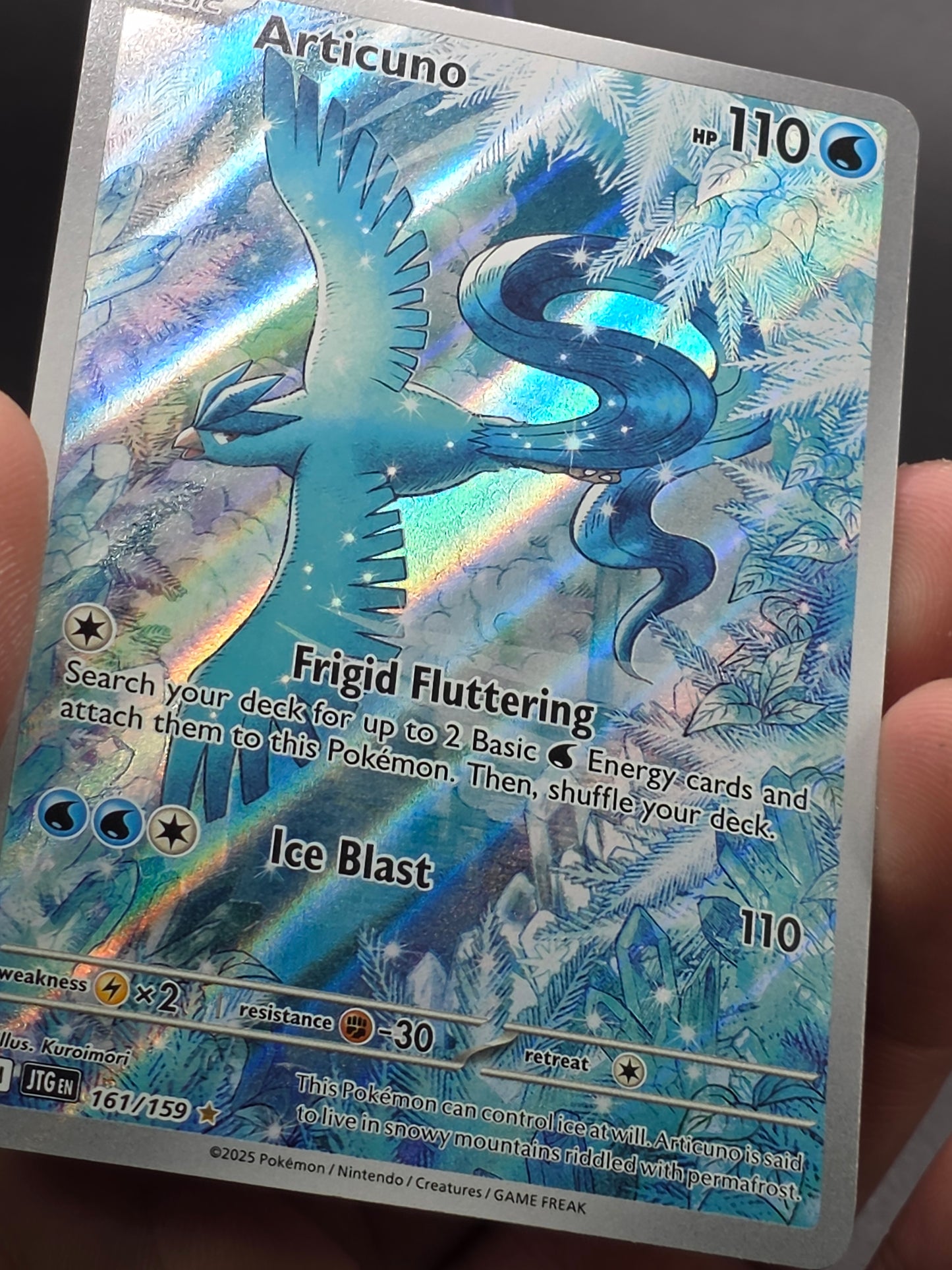 Articuno - 161/159 - Illustration Rare Pokemon SV09 Journey Together M/NM 161/159