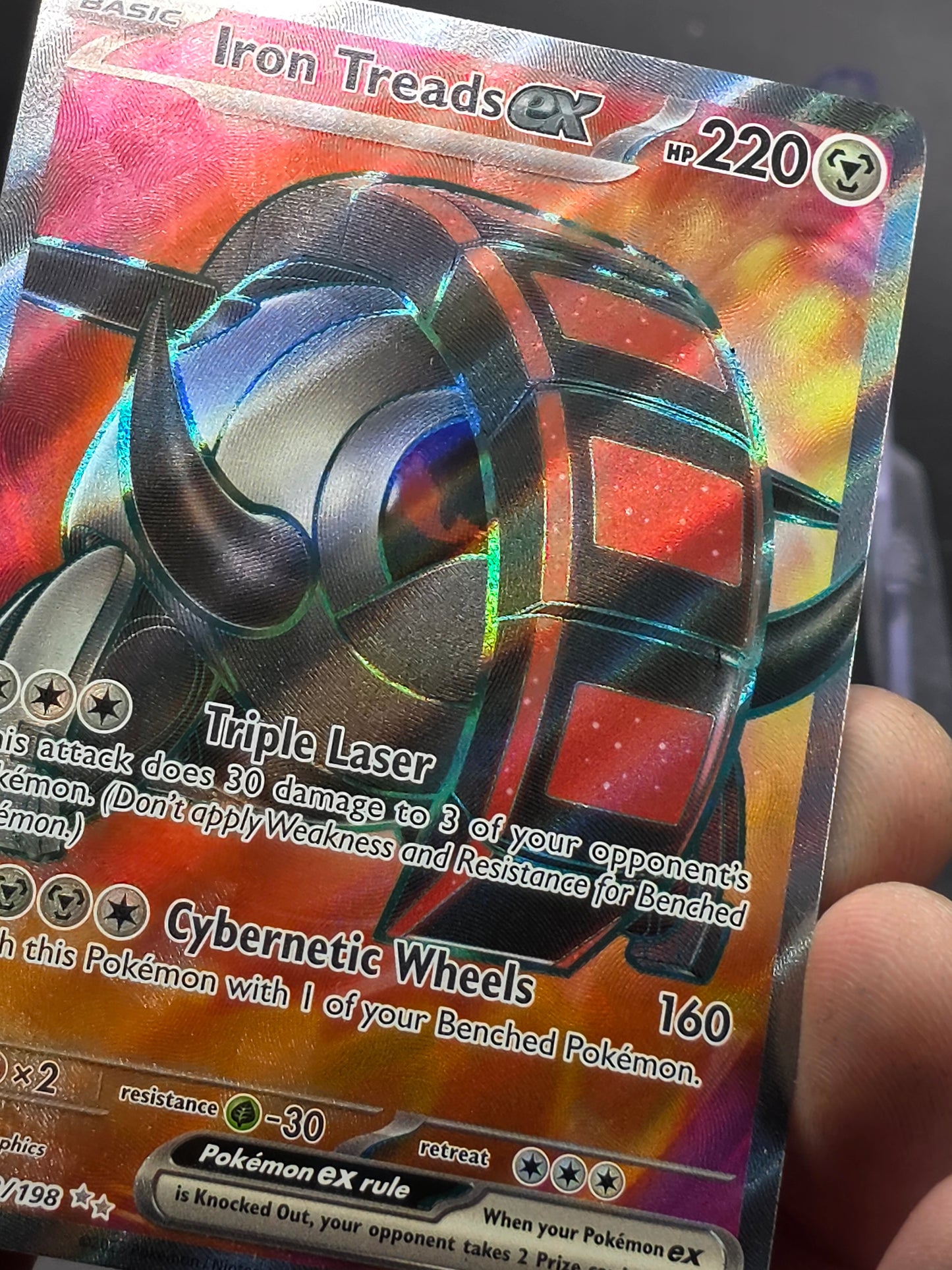 Iron Treads ex 233/198 Full Art Scarlet & Violet Holo NM/M