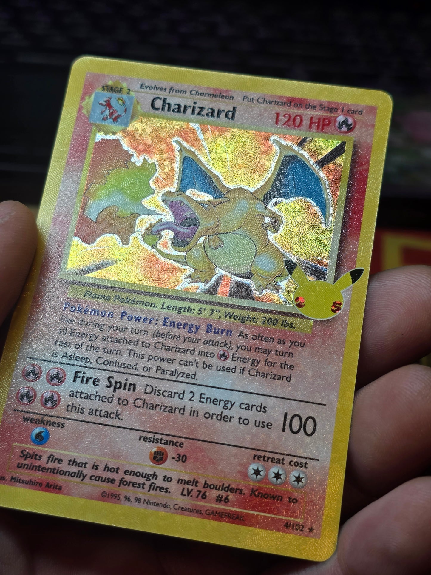Charizard 4/102 Celebrations: Classic Collection Holo