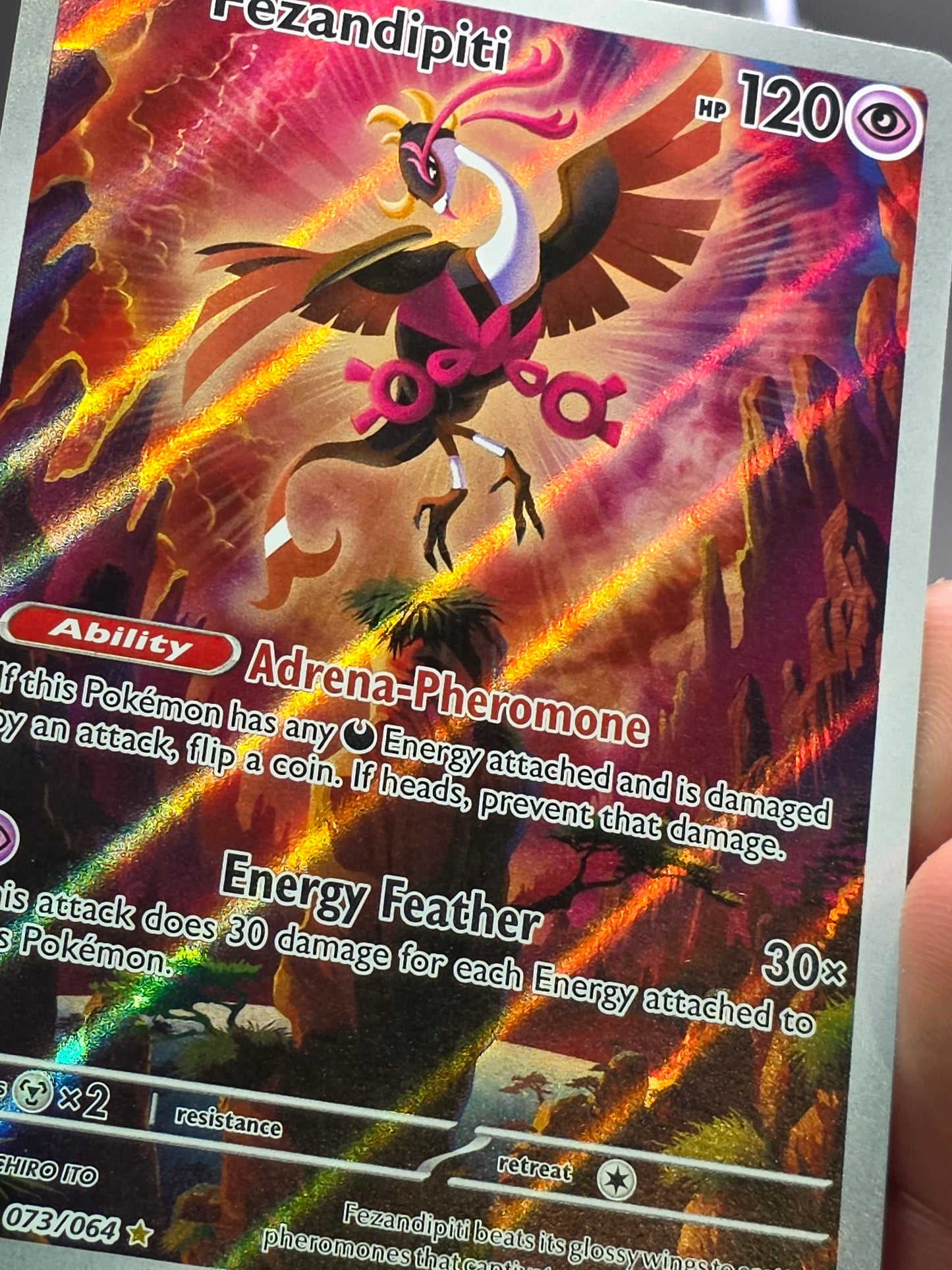 Fezandipiti 073/064 Pokemon TCG S&V Shrouded Fable Illustration Rare Card 073/064