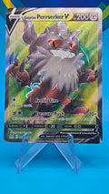 Galarian Perrserker V 183/196 Lost Origin Ultra Rare Holo Pokemon TCG Card NM