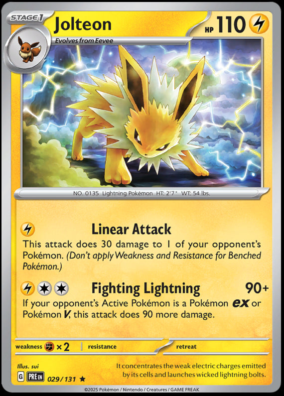 Image of Jolteon Prismatic Evolutions (PRE) #029