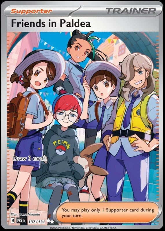 Image of Friends in Paldea Prismatic Evolutions (PRE) #137