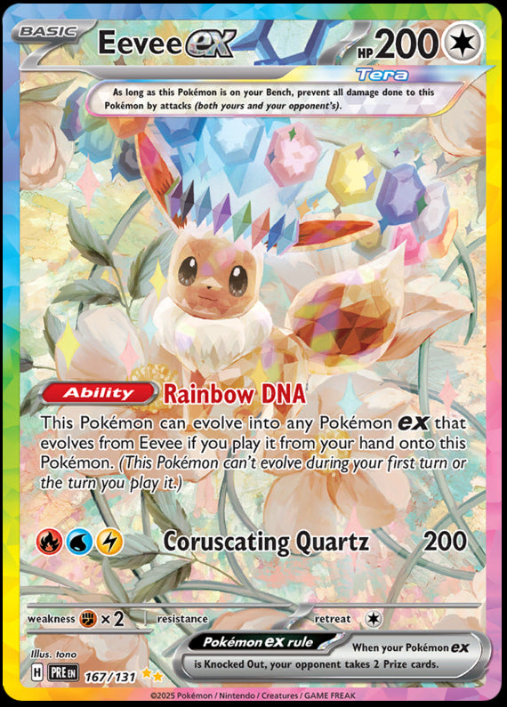 Image of Eevee ex Prismatic Evolutions (PRE) #167