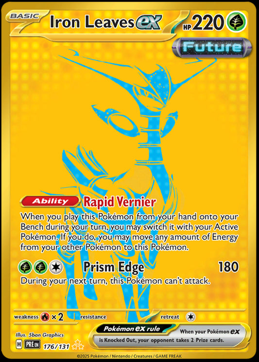 Image of Iron Leaves ex Prismatic Evolutions (PRE) #176