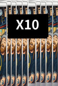 10 X CUSTOM HOLO CARDS (SAME DESIGN)