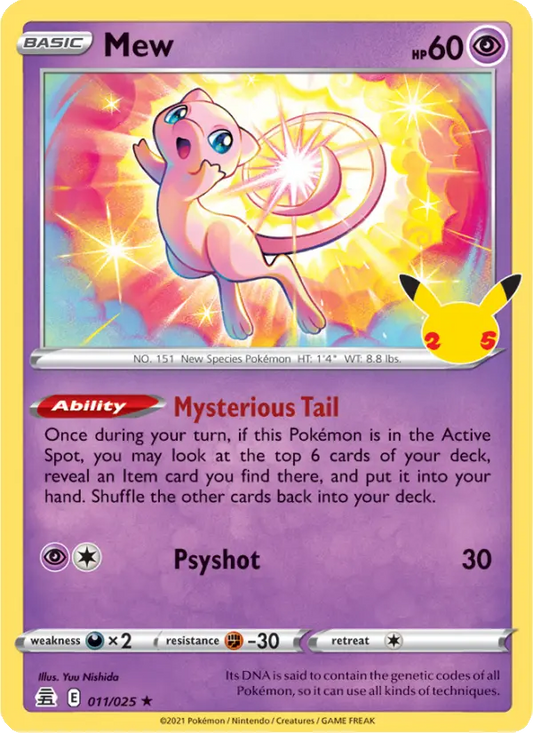 Image of Mew Celebrations (CEL) #011