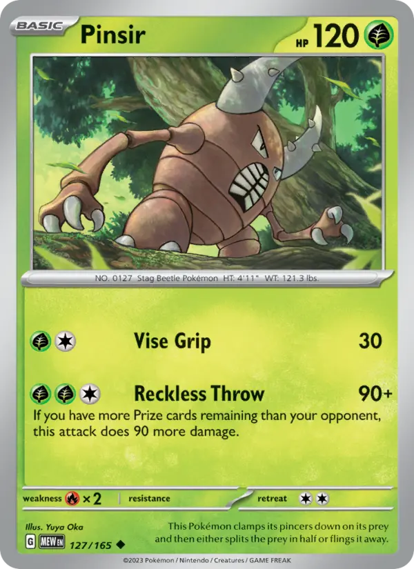 Image of Pinsir 151 (MEW) #127