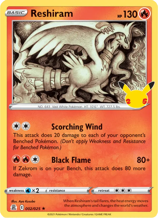 Image of Reshiram Celebrations (CEL) #002