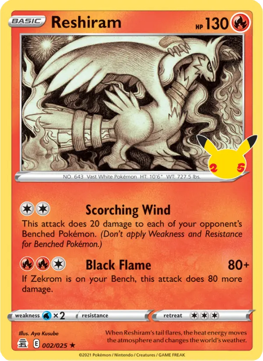 Image of Reshiram Celebrations (CEL) #002