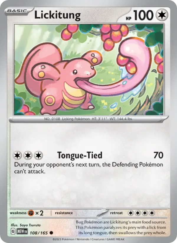 Image of Lickitung 151 (MEW) #108