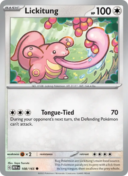 Image of Lickitung 151 (MEW) #108
