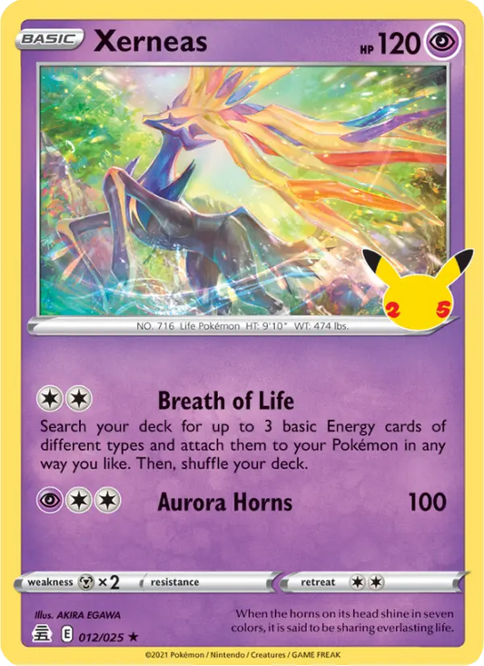 Image of Xerneas Celebrations (CEL) #012