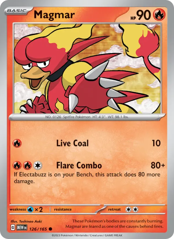 Image of Magmar 151 (MEW) #126