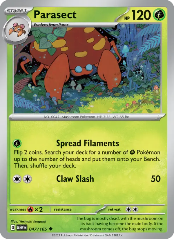 Image of Parasect 151 (MEW) #047