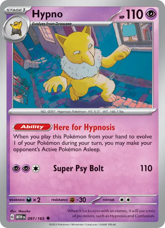 Image of Hypno 151 (MEW) #097