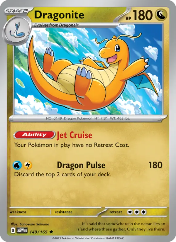 Image of Dragonite 151 (MEW) #149
