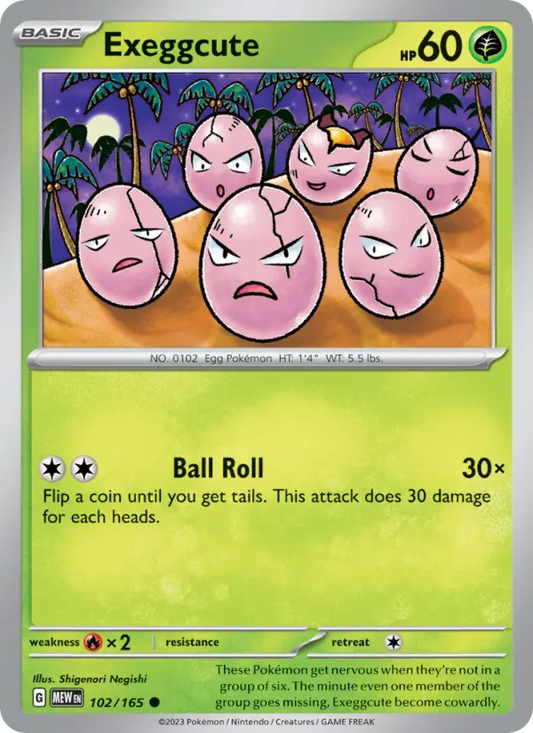 Image of Exeggcute 151 (MEW) #102