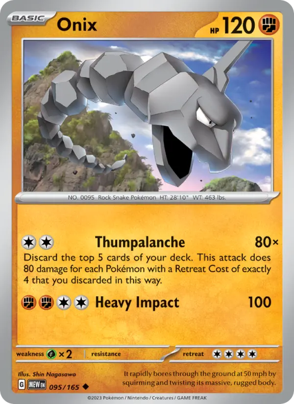Image of Onix 151 (MEW) #095