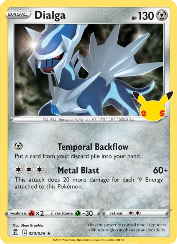 Image of Dialga Celebrations (CEL) #020