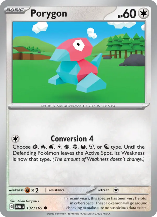 Image of Porygon 151 (MEW) #137
