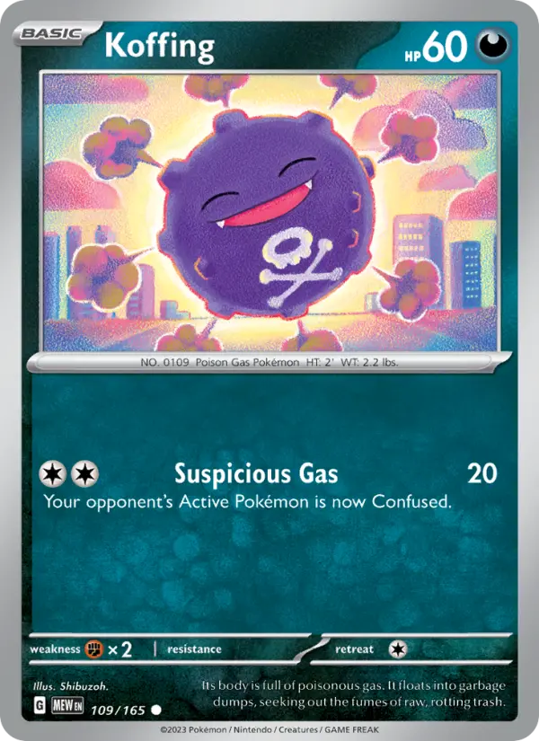 Image of Koffing 151 (MEW) #109