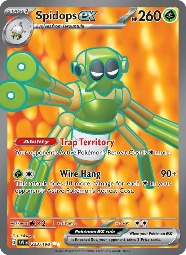 Image of Spidops ex Scarlet and Violet (SVI) #223
