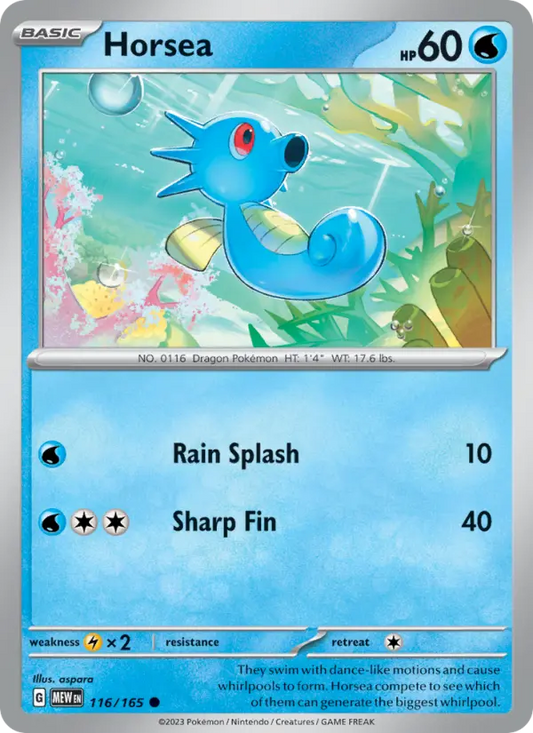 Image of Horsea 151 (MEW) #116