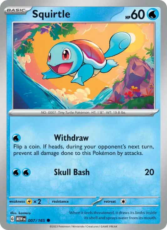Image of Squirtle 151 (MEW) #007