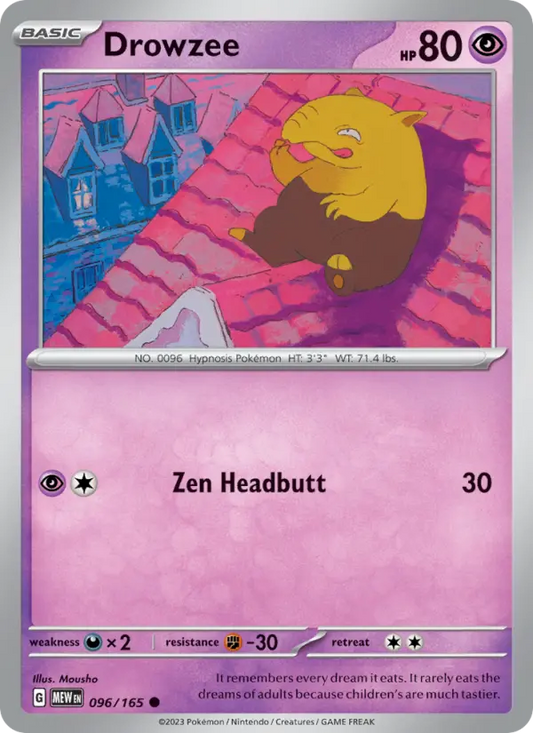 Image of Drowzee 151 (MEW) #096