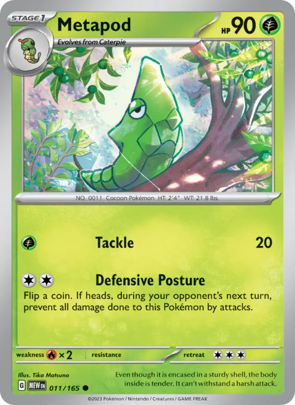 Image of Metapod 151 (MEW) #011