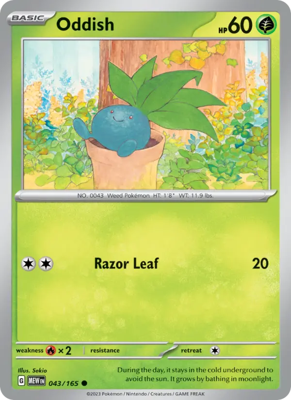 Image of Oddish 151 (MEW) #043