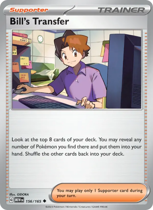 Image of Bills Transfer 151 (MEW) #156