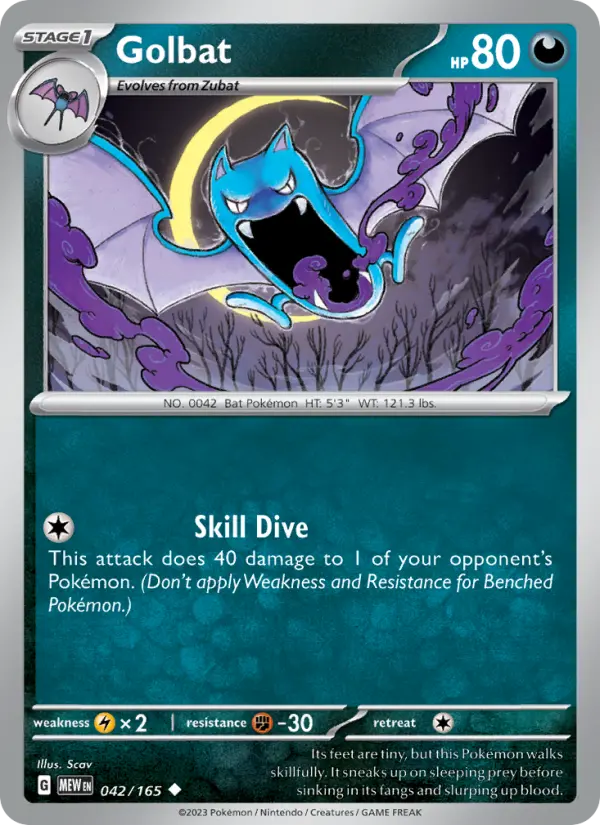 Image of Golbat 151 (MEW) #042